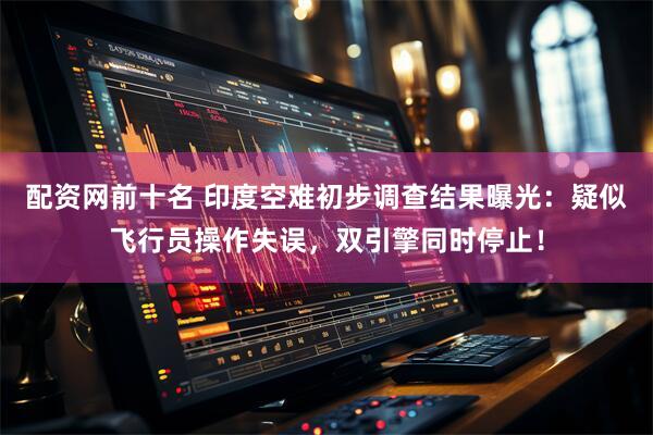 配资网前十名 印度空难初步调查结果曝光：疑似飞行员操作失误，双引擎同时停止！